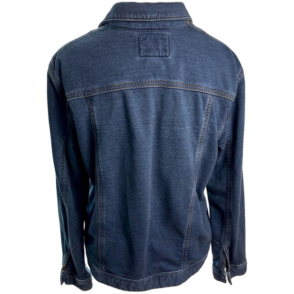 Lauren Ralph Lauren Dry Goods Supply Co Washed Knit Cropped Jacket Women’s L - Picture 2 of 12